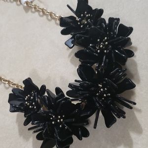 Natasha Black & Gold Necklace